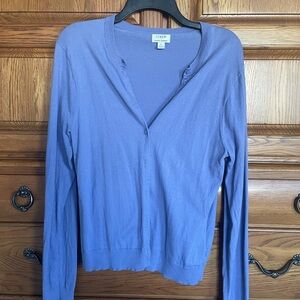 J.Crew Periwinkle Classic Cardigan